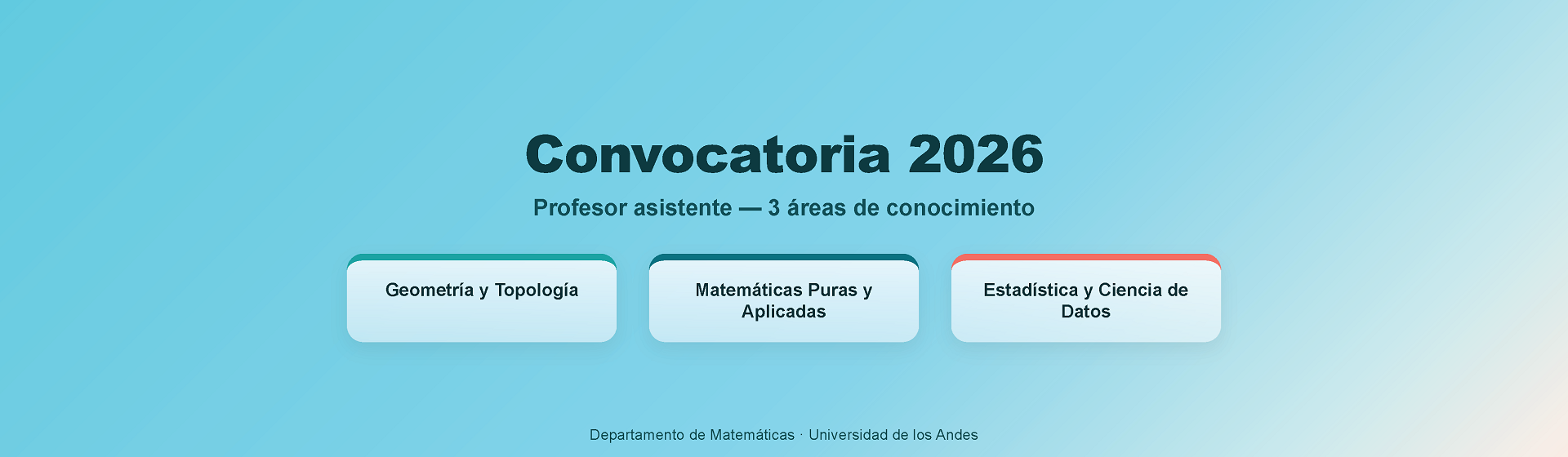 Convocatorias 2026 Profesores Asitentes Convocatorias 2026 Profesores Asitentes