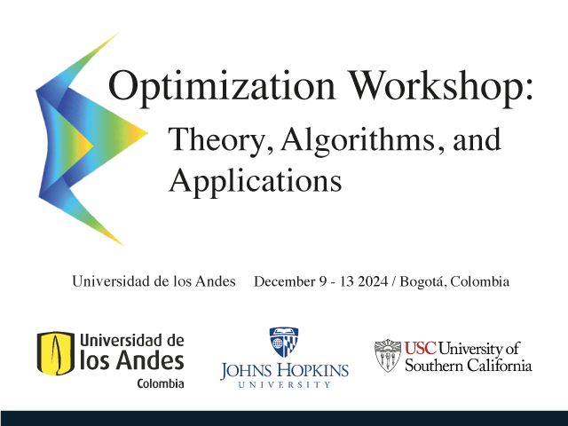 Optimization Workshop